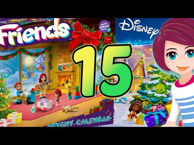 Opening door 15 of the LEGO Friends & Disney Advent Calendars