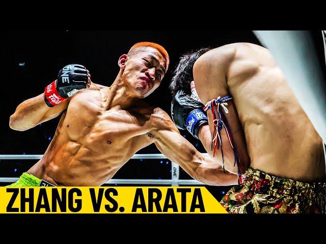 Insane Knockdowns  Zhang vs. Arata | Muay Thai Full Fight