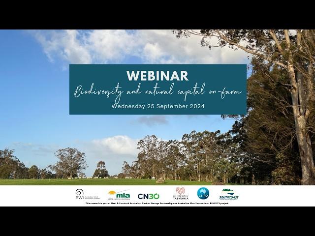 Planting trees on farm: implications for biodiversity and natural capital