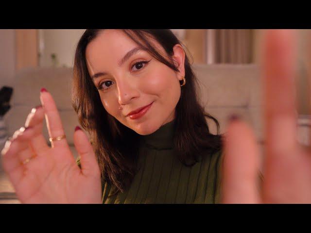 asmr para um sono profundo (voz suave, sussurros, hand movements, pincel)