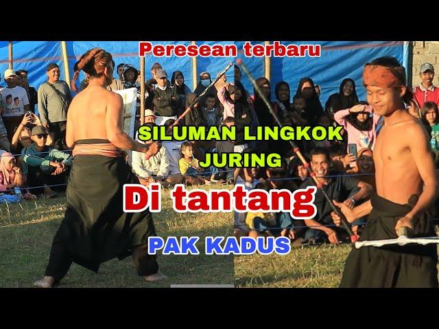 SILUMAN LINGKOK JURING VS KADUS PENGADANG || Peresean terbaru desa pengadang