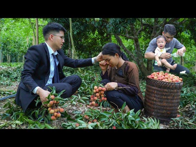 Single mother was chased away by her husband, young man appeared and made the abuser pay dearly!