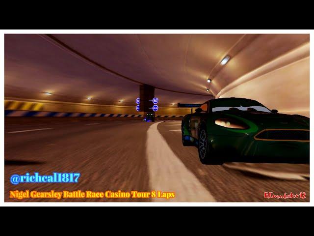 Cars 2 The Video Game | Nigel Gearsley - Battle Race | Casino Tour 8 Laps