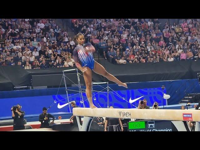 Jordan Chiles - 12,225 Beam - US 2024 Olympic Gymnastics Trials Day 2