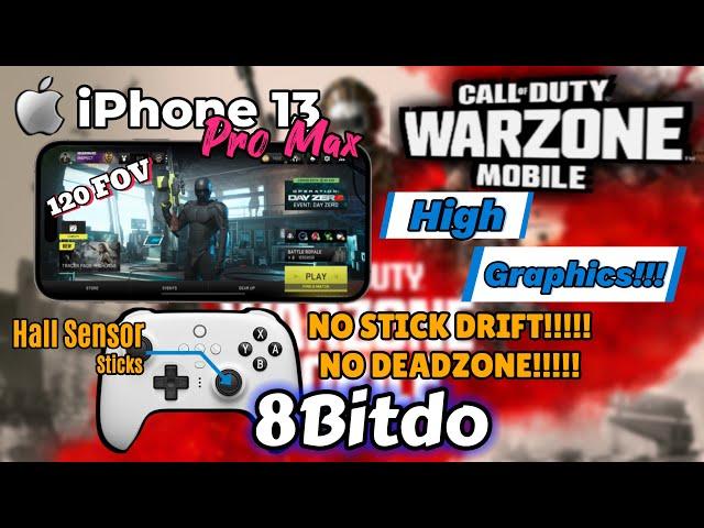 [HandCam] 8Bitdo Ultimate Bluetooth Controller + iPhone 13 Pro Max on Warzone Mobile