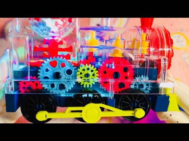 12 Minutes Satisfying with Unboxing Transparent Gear Train | ASMR