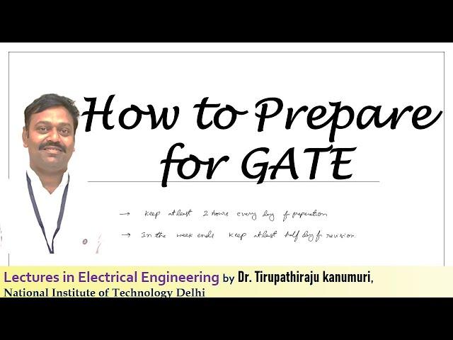 How to Prepare for GATE