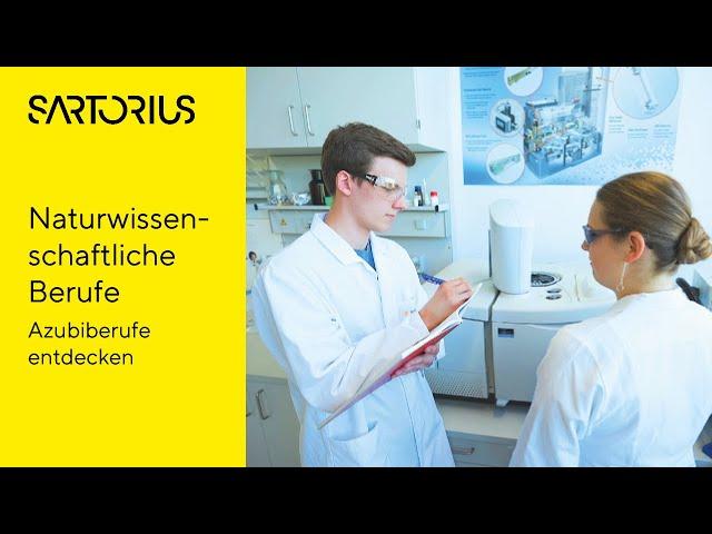 Ausbildung bei Sartorius: Naturwissenschaftliche Berufe