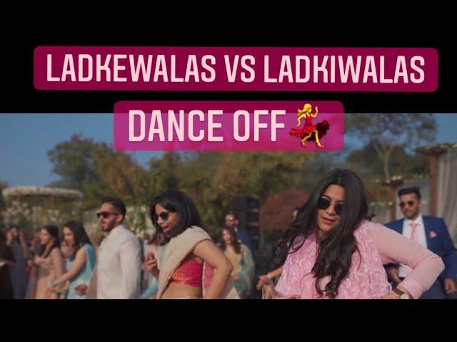 Ladkewalas vs Ladkiwalas| Sangeet Face off | Swing it with Anu | bride and groom dance off | Wedding