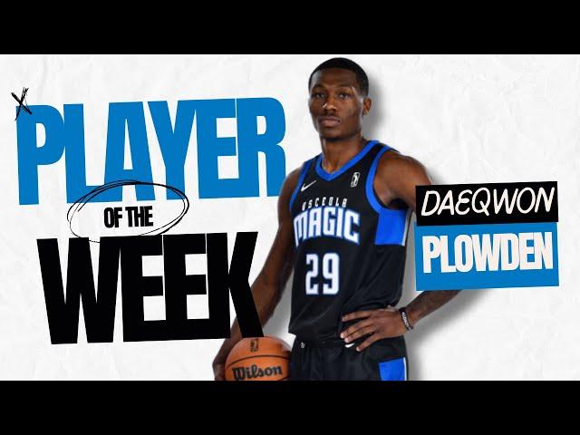 PLAYER OF THE WEEK: DAEQWON PLOWDEN HIGHLIGHTS! #nba #nbagleague #goldenstatewarriors