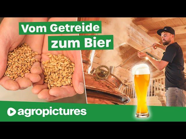 Vom Getreide zum Bier | Bier brauen einfach erklärt am Berghof Babel im Allgäu | Bierbrauen Doku