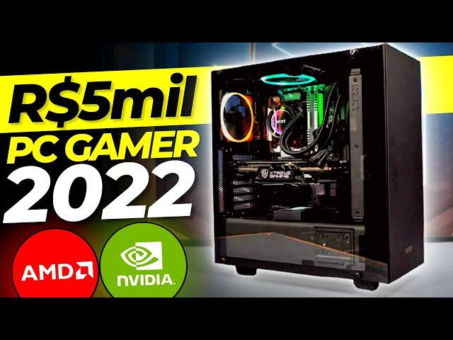 MELHOR Pc Gamer BARATO 2022 ate R$5000 pra RODA TUDO, fazer Lives e Editar Vídeos