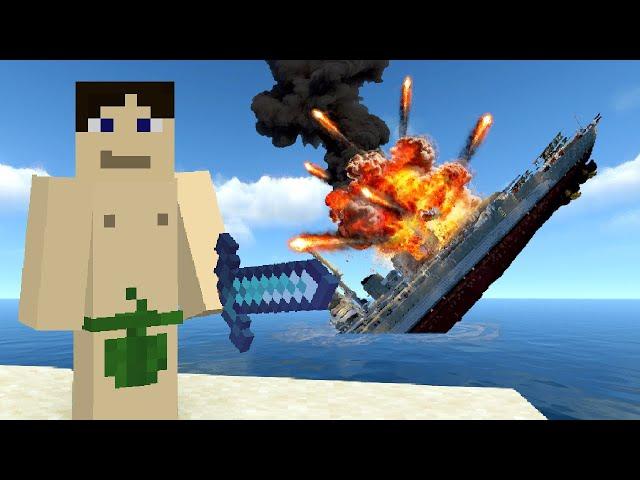 The First Naval Battle in Minecraft History: The First Relic War