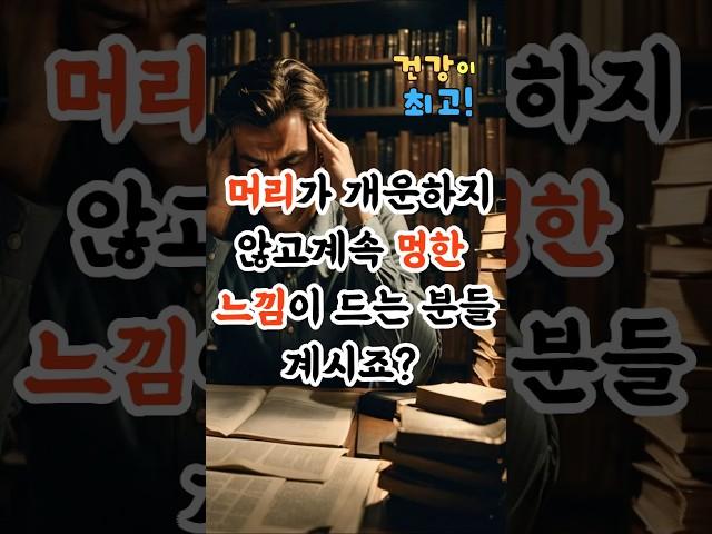 중장년 뇌건강 최고의음식#멍한느낌#치매예방