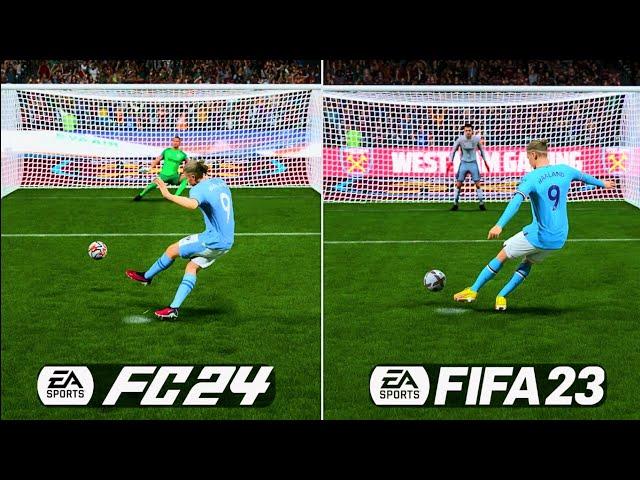 EA SPORTS FC 24 vs FIFA 23 | All Signature Penalty Styles Comparison | PS5™ [4K60]