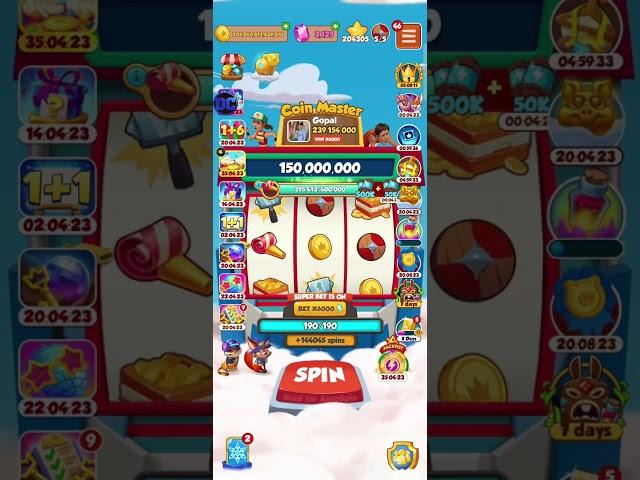 Coin master 500k target complete #games #coinmaster #coin