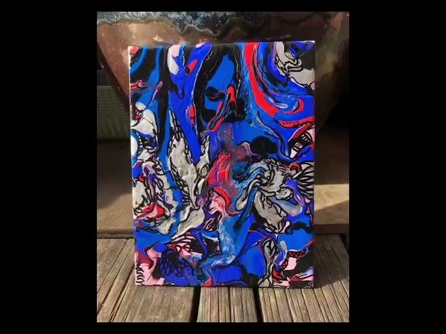 ‘Create’ Mixed Media On Canvas #Artwithevie #canadianart #mixedmedia #art #painting #artwork #myart