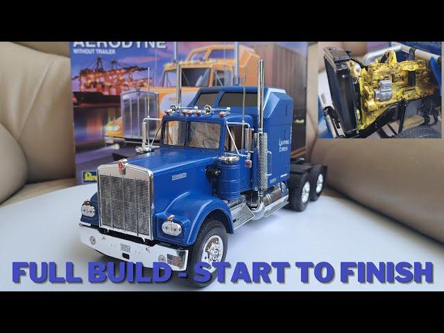 Building the Kenworth W900: 1/25 Scale Model Kit by Revell