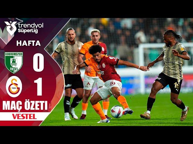 Bodrumspor - Galatasaray 0-1 MAÇ ÖZETİ | Trendyol Süper Lig - 2024/2025