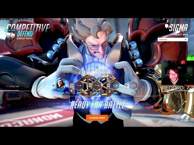 THIS IS HOW TOP 500 SIGMA MAIN LOOKS LIKE - HARBLEU! [ OVERWATCH 2 SEASON 4 ]