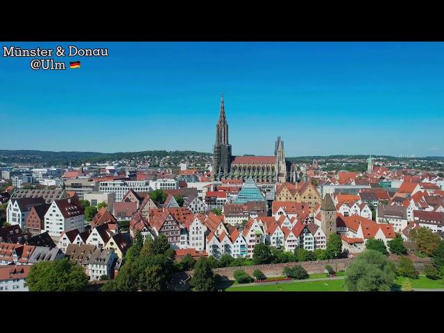 Ulm - Germany (4K drone footage)