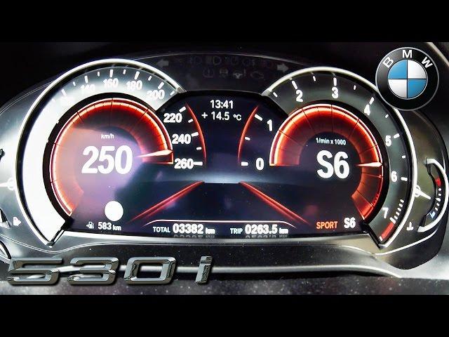 BMW 5 Series G30 530i ACCELERATION & TOP SPEED 0-250 km/h by AutoTopNL