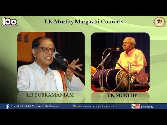 Day 12 Margazhi | T.K.Murthy Concert Series | T.R.Subramaniam | TKM100