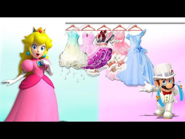 Super Mario Clothes Switch Up Into Wedding | Go Wow