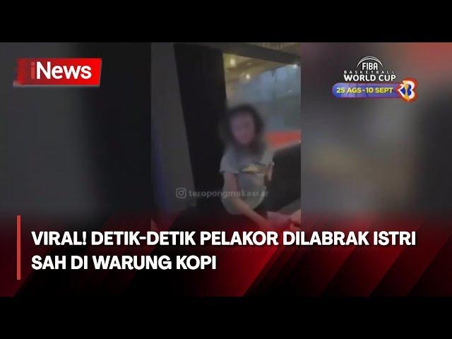 Viral! Detik-detik Pelakor Dilabrak Istri Sah di Warung Kopi