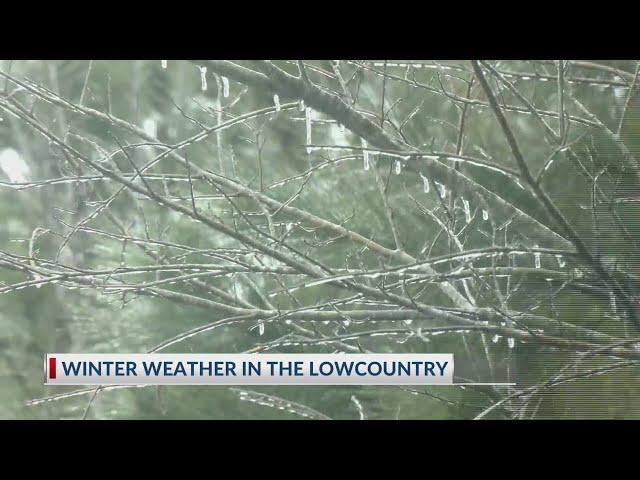 Winter weather seen across the Lowcountry