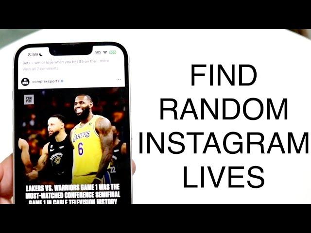 How To Find Instagram Live Videos! (2023)