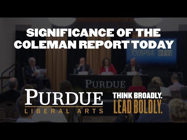 Significance Of The Coleman Report Today