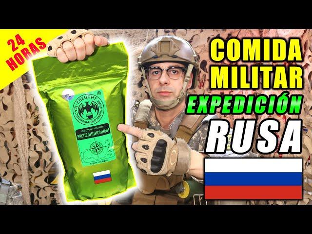 Probando COMIDA MILITAR RUSA de EXPEDICIÓN 24 HORAS | MRE RUSIA | Curiosidades con Mike - T4 E36