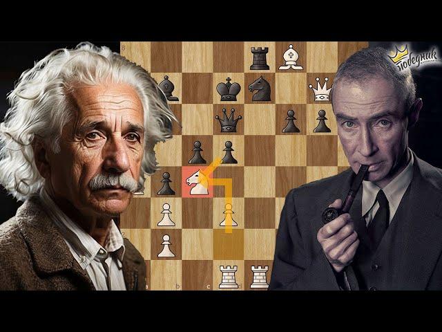 DVA BRILIJANTNA UMA |  Einstein - Oppenheimer | IQ 160 vs IQ 145 ️