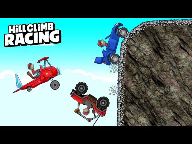 ALL CARS vs IMPOSSIBLE MOUNTAIN - Hill Climb Racing [Mod]