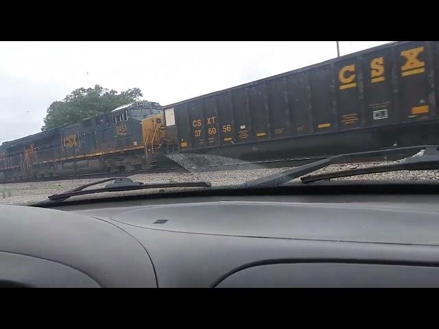 CSX C247 Loaded of Coal train Leads to Flomaton Alabama Horn Show