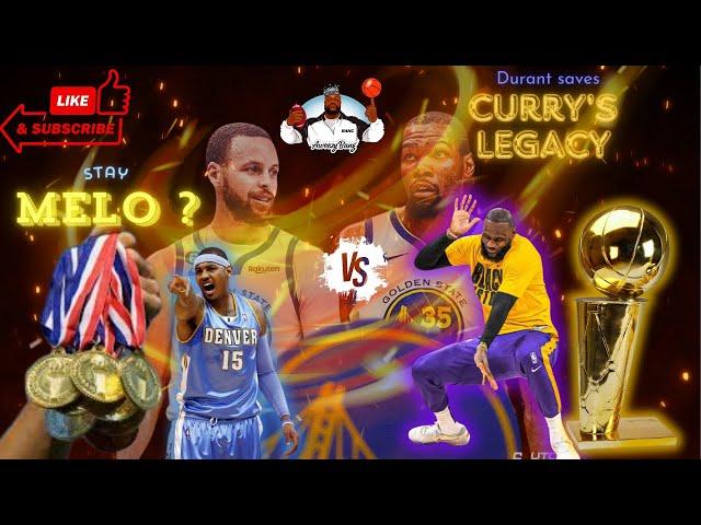 CARMELO ANTHONY HAS A LOSER MENTALITY AND DURANT SAVED CURRY & THE WARRIORS LEGACY !