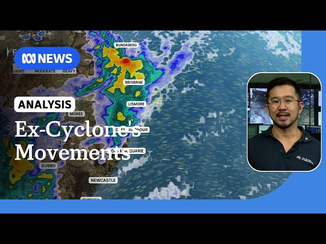 Ex-Cyclone Alfred tracks slowly over south-eastern Queensland | ABC NEWS