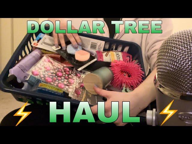 ASMR | Dollar Tree Haul | Crinkles, Scratching, Gripping | Fast and Aggressive | No Talking