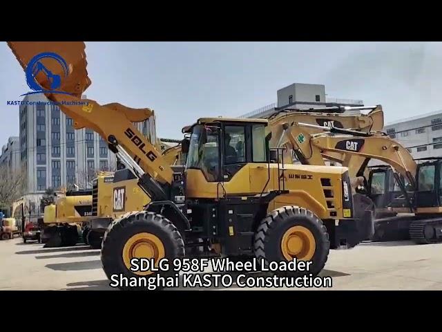 SDLG 958F Chinese Wheel loader with Caterpillar Engine for sale