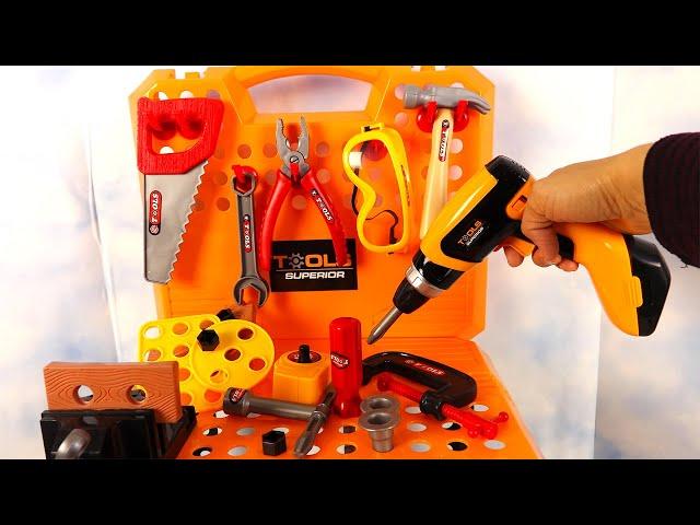 Jouets Atelier de Bricolage Outils Perceuse Electrique Tournevis