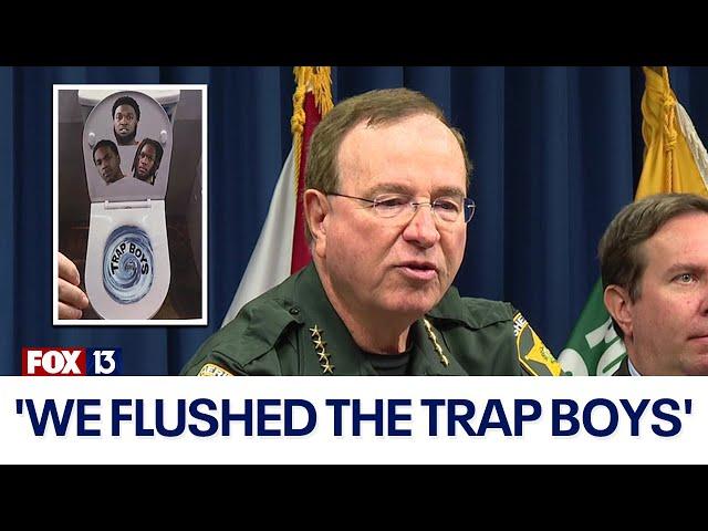 Sheriff Grady Judd announces massive street gang bust