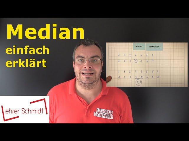 Median - einfach erklärt | Mathematik | Lehrerschmidt