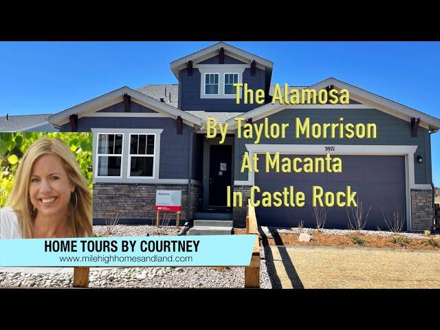 New Homes in Castle Rock Colorado - Alamosa Model by Taylor Morrison at Macanta