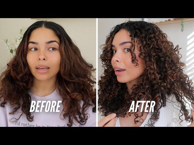 HOW I BRING MY CURLS BACK TO LIFE + Testing a New Styling Method!