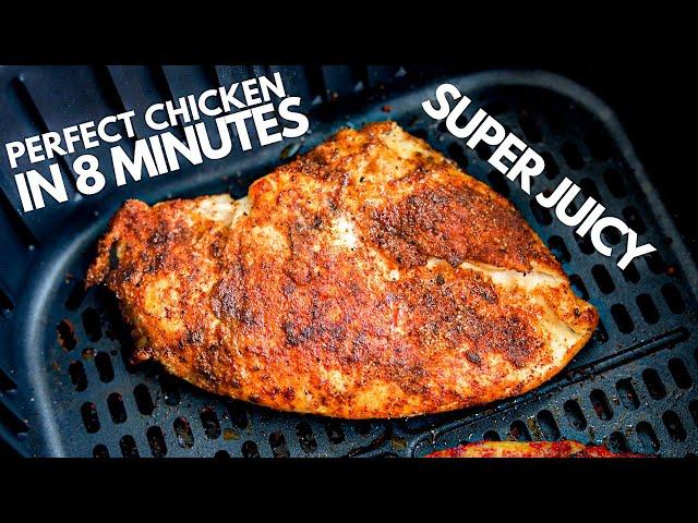 The BEST Air Fryer Chicken Breast In 8 MINUTES | SUPER JUICY!!