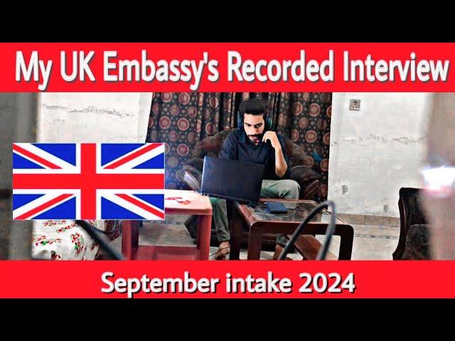 UK Embassy recorded interview || uk interview questions and answers || uk Biometric Process