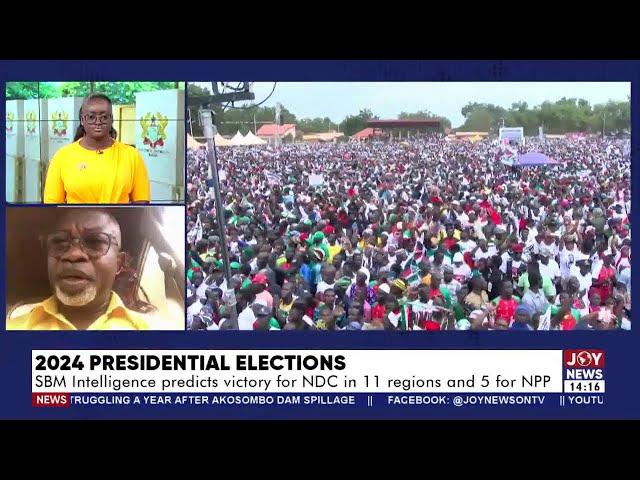 2024 Presidential Elections: NDC to sweep eleven regions - SBM intelligence | Election Brief