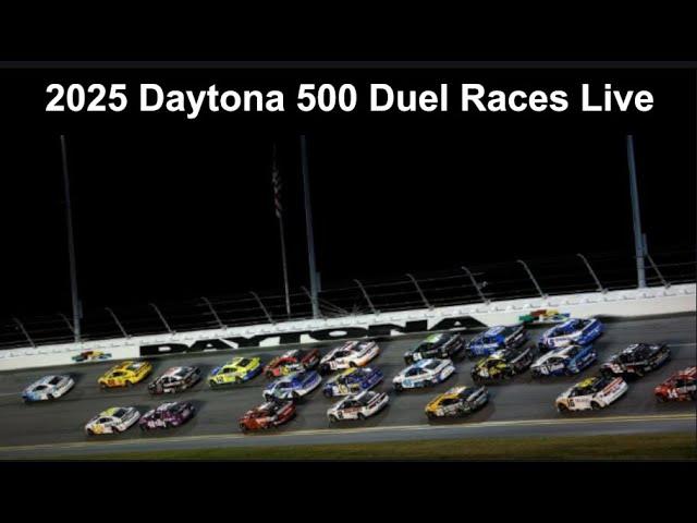 2025 Daytona 500 Dual Races Live Commentary