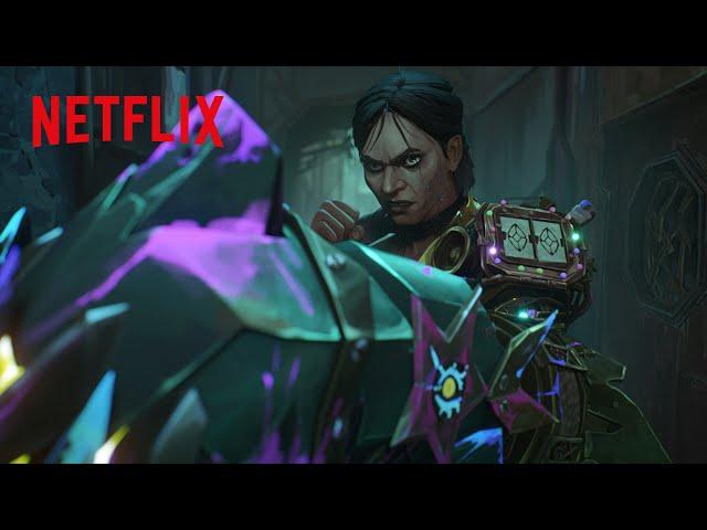 Sevika's New Arm | Arcane: Season 2 | Clip | Netflix Anime